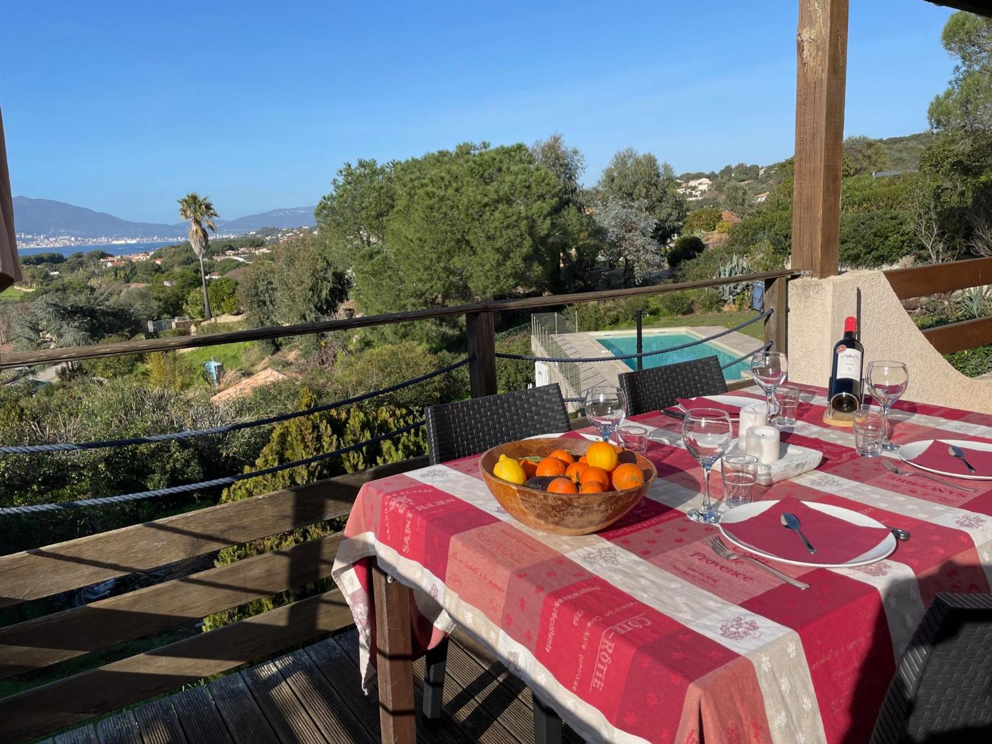 Corsicadream Arone Superbe Appartement Dans Villa, Vue Panoramique Mer, Piscine, Proche Porticcio Pietrosella エクステリア 写真